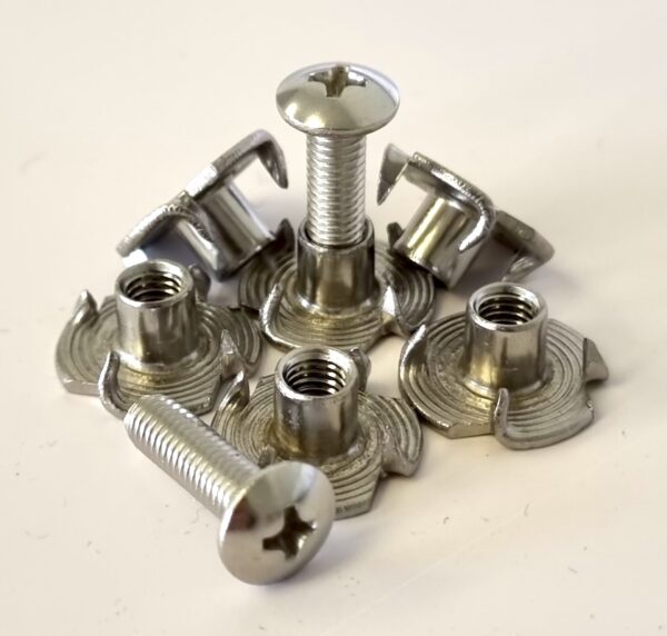 Stainless steel T-Nut and bolt