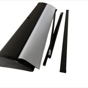Retractable Rollup banner stand Black
